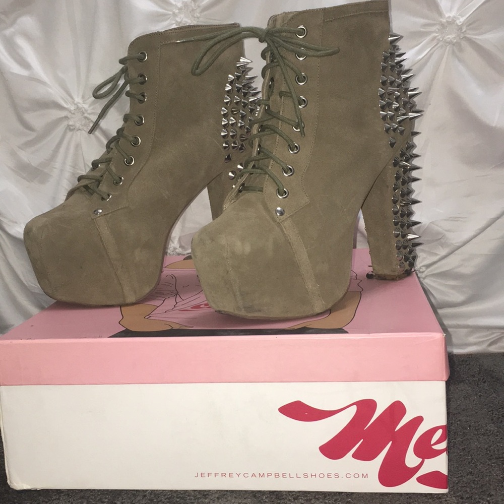 Jeffrey Campbell Studded Heel Booties Size 7.5
